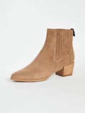 Rag and Bone Ankle Suede Camel Boots size US 6.5-7/ EU 37